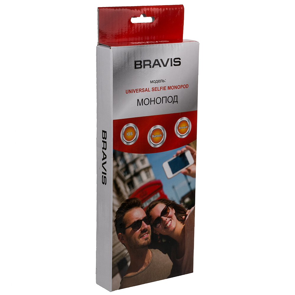 Фото Селфи монопод BRAVIS Universal selfie monopod black