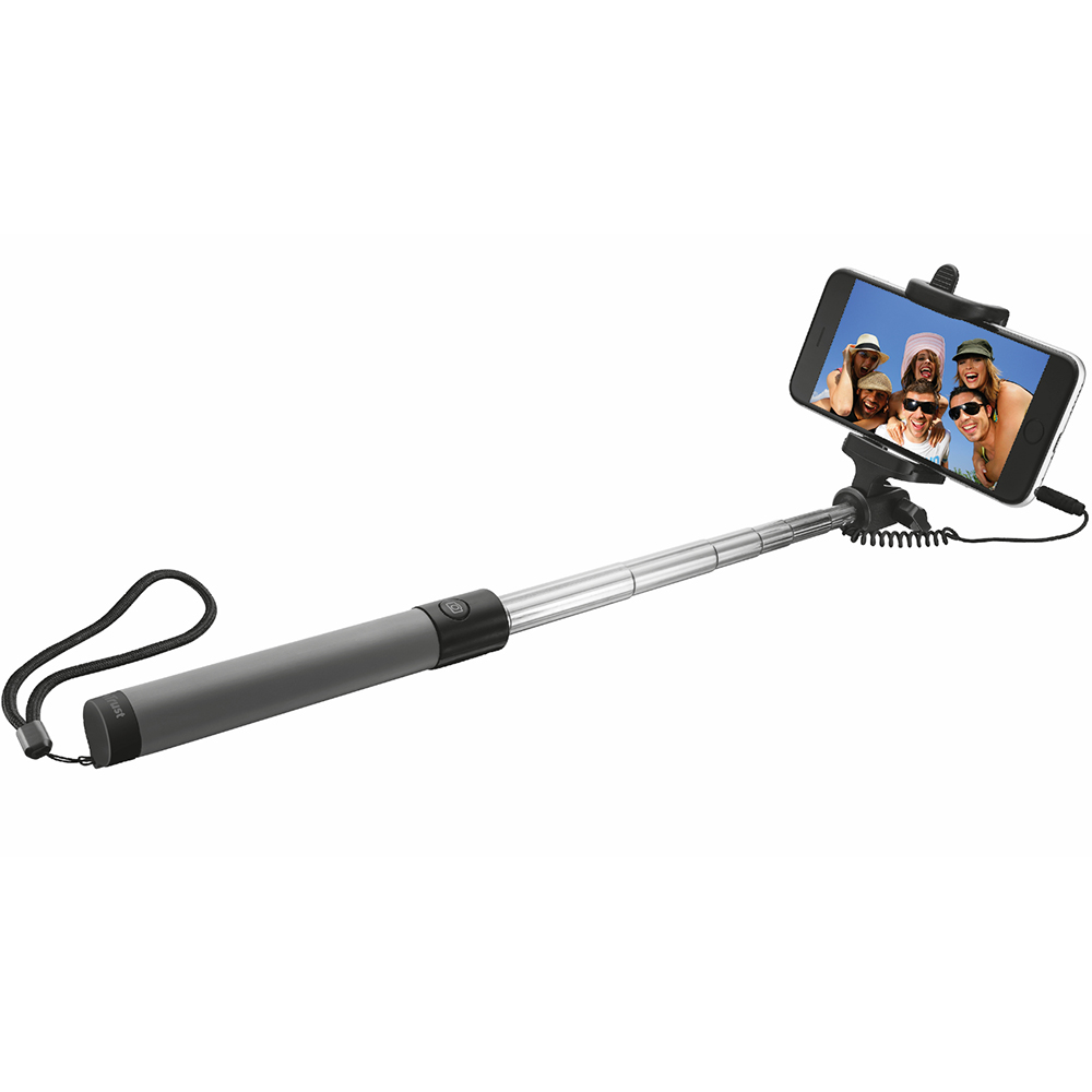 Внешний вид Монопод TRUST URBAN WIRED Foldable Selfie Stick Black (21194)