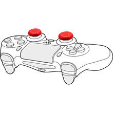 Набор накладок для кнопок SPEEDLINK STIX Controller Cap Set PS5/PS4 (SL-4524-MTCL)