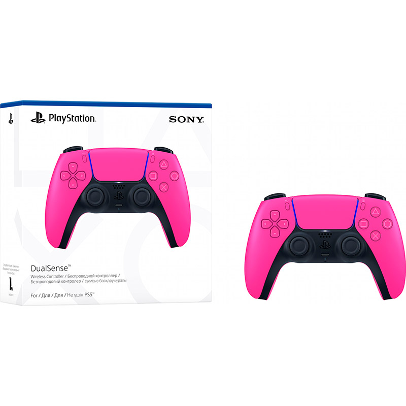 Геймпад SONY PlayStation 5 Dualsense Pink (9728795) Додатково Живлення: Акумулятор; Стики: Зі стіками; Зі зворотним зв'язком; Тип геймпада: Тригер