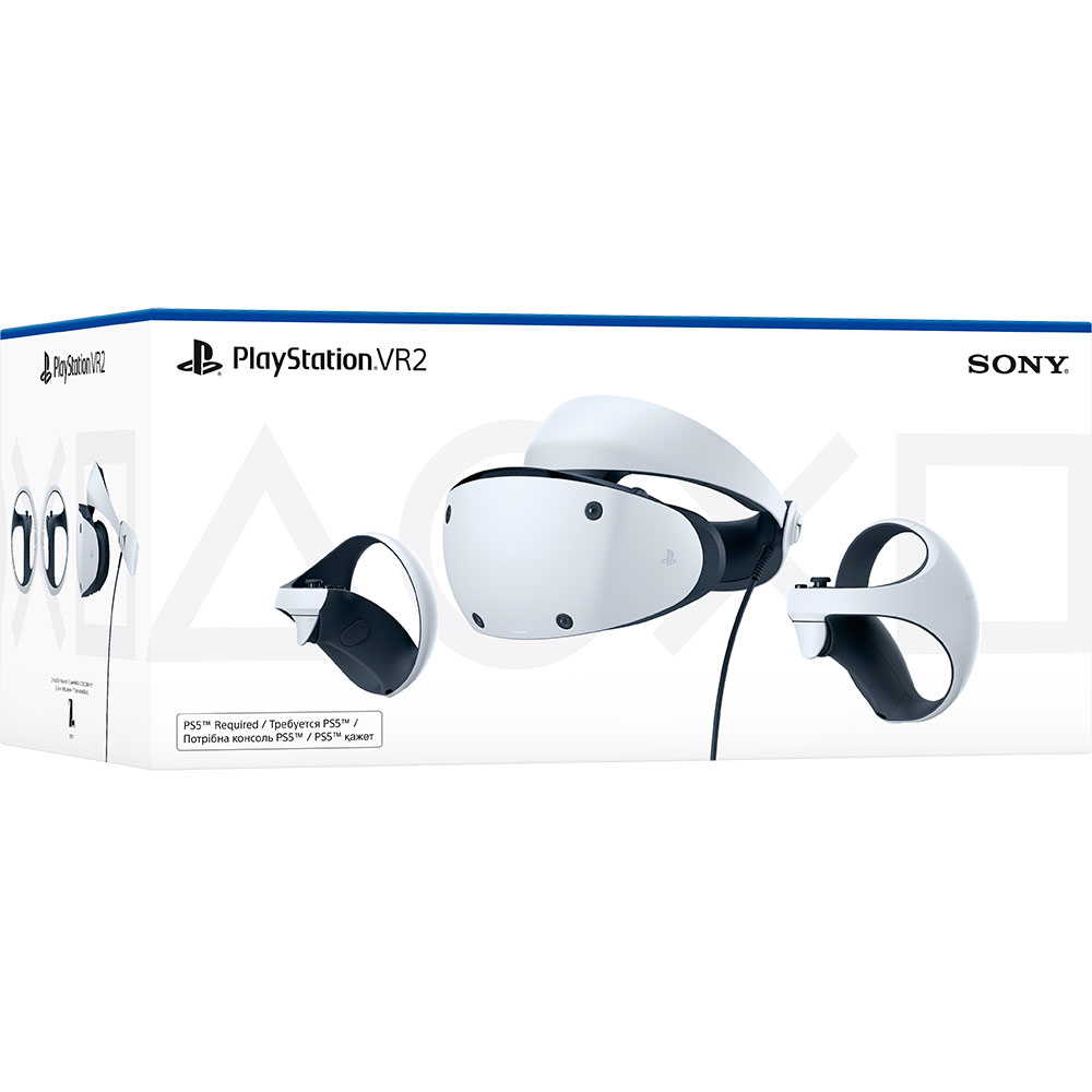 Изображение Очки виртуальной реальности SONY PlayStation VR2 + контроллер PlayStation VR2 Sens + наушники