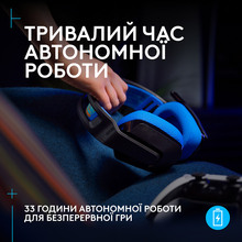 Гарнітура LOGITECH G535 Lightspeed Console Black (939-002219)