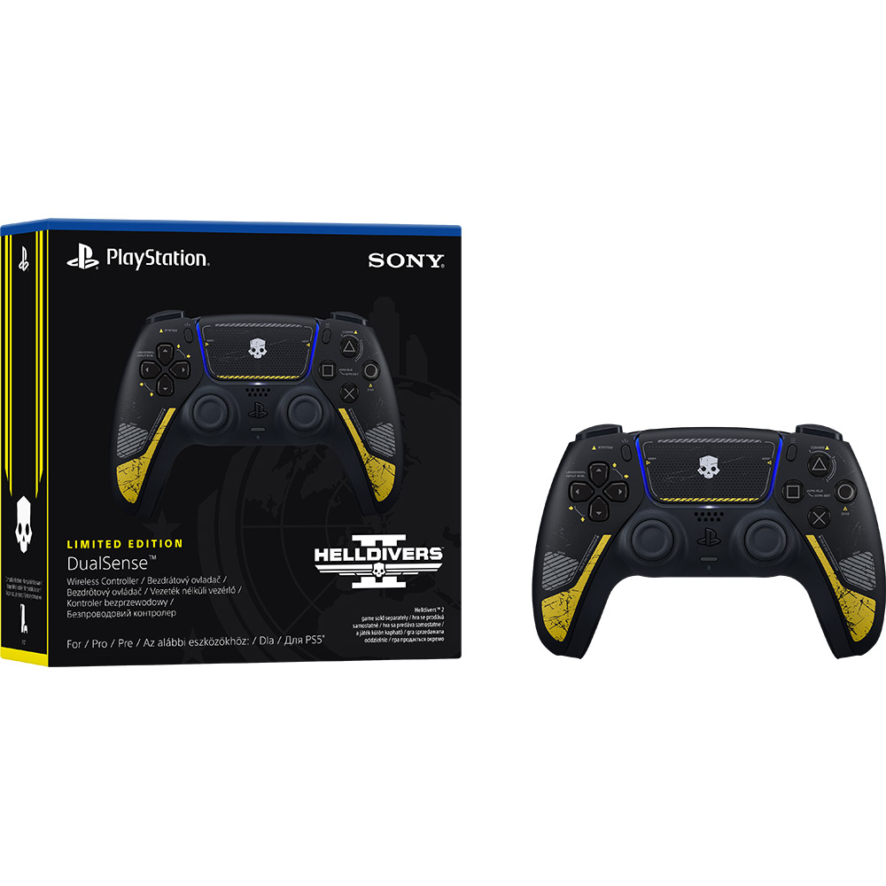 Зовнішній вигляд Геймпад SONY PS5 Dualsense BT Helldivers 2 Limited Edition