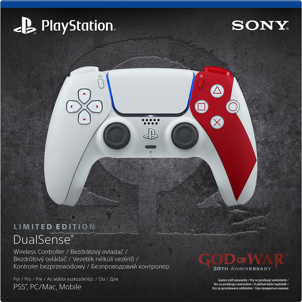 Покупка Геймпад Sony PlayStation Dualsense BT God of War 20th Anniversary Limited Edition для PS5/PS5 Pro (1000048626)