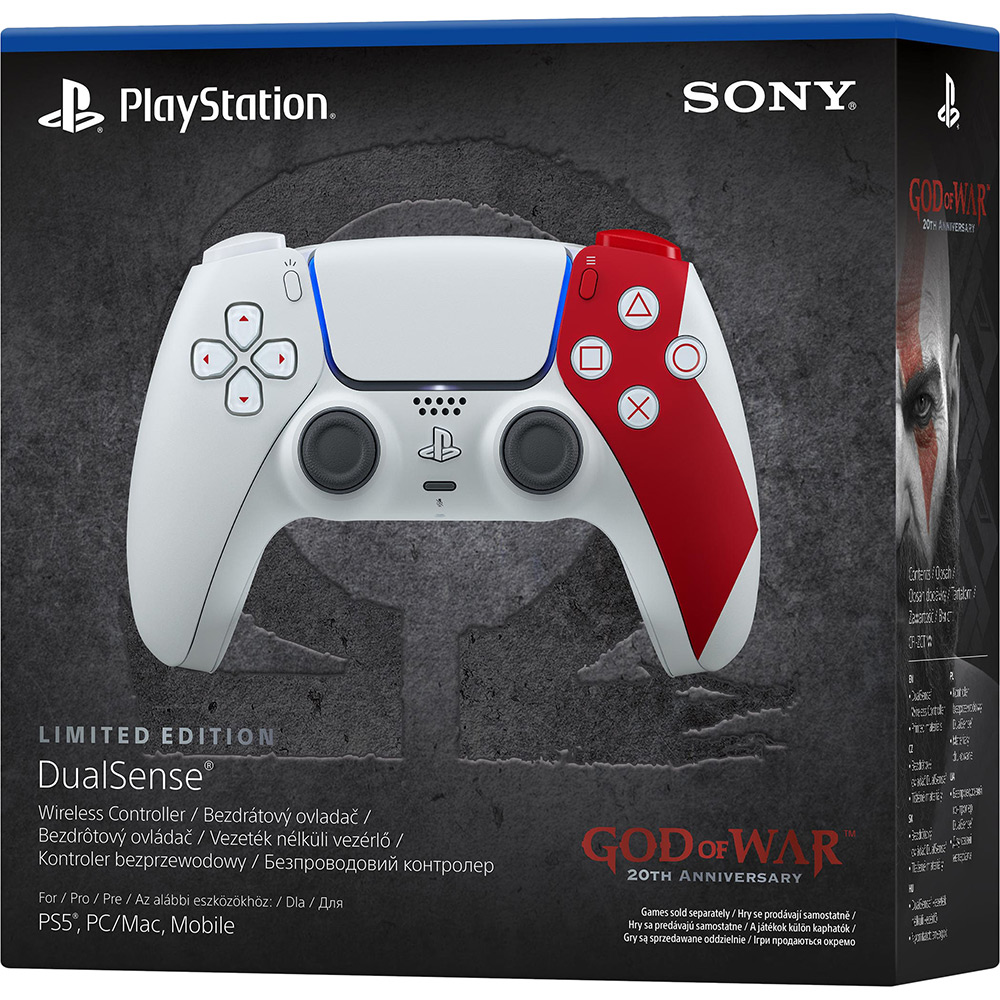 Фото Геймпад Sony PlayStation Dualsense BT God of War 20th Anniversary Limited Edition для PS5/PS5 Pro (1000048626)