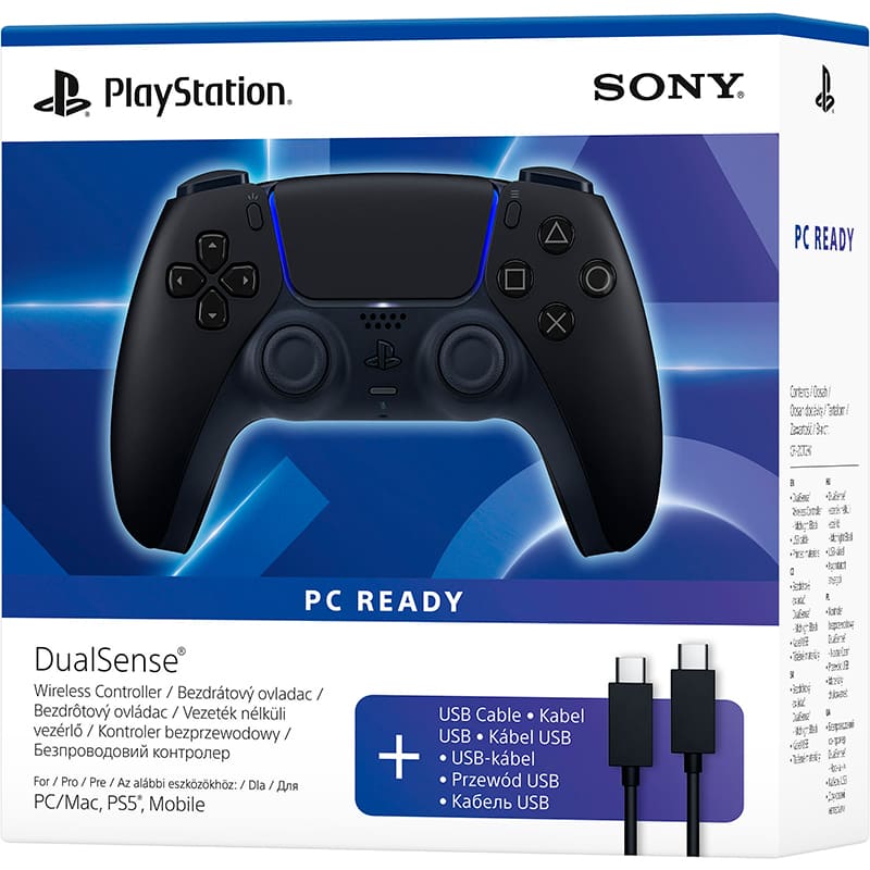 Фото Геймпад SONY PlayStation 5 Dualsense BT Midnight Black (1000051651)
