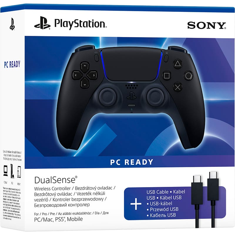 Замовити Геймпад SONY PlayStation 5 Dualsense BT Midnight Black (1000051651)