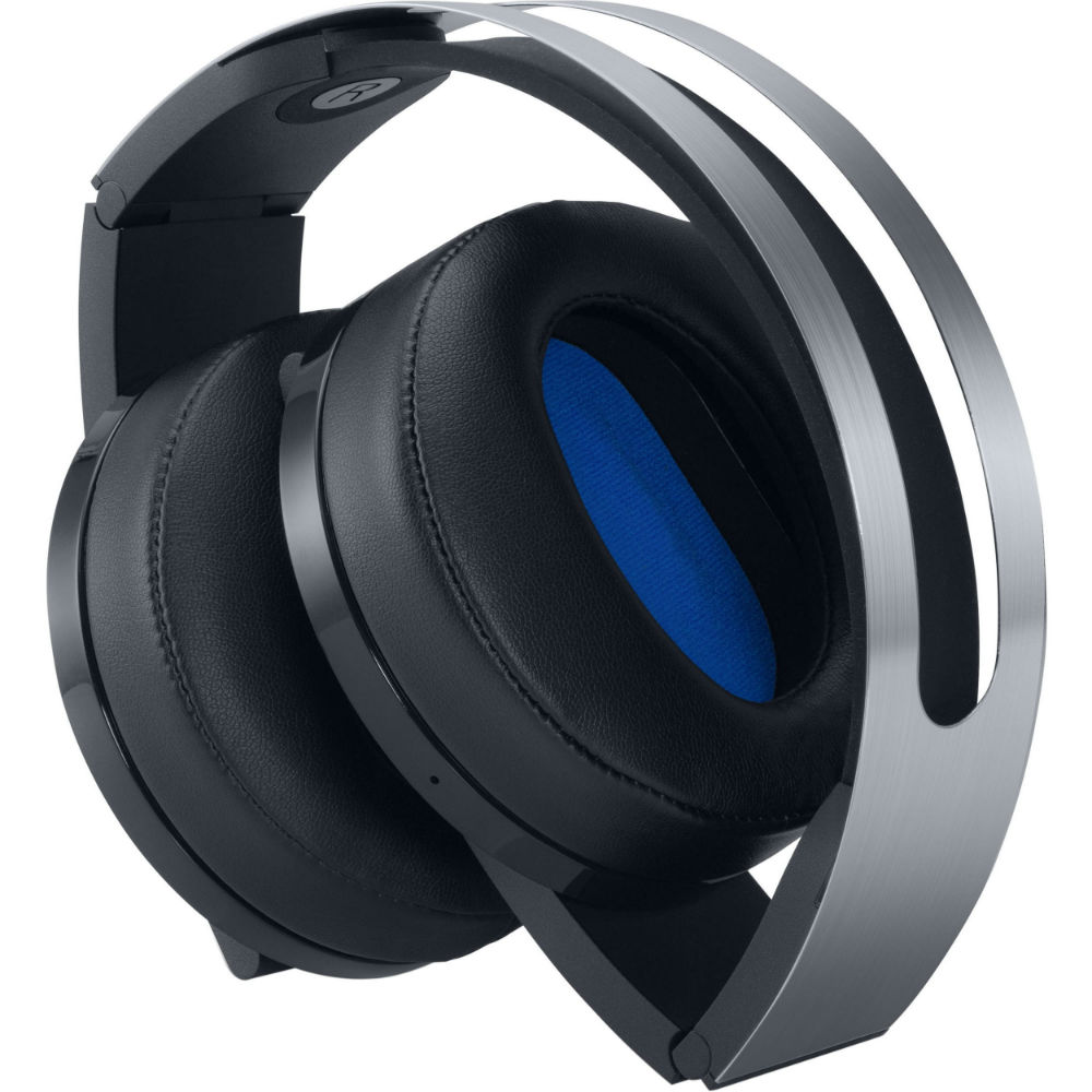 Гарнітура SONY PS4 Wireless Stereo Headset Platinum (341245) Особливості Звук 7.1 (віртуальний), діаметр динаміка 50 мм, акумулятор 760 маг