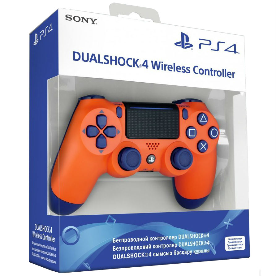 Геймпад SONY PlayStation Dualshock v2 Sunset Orange (9918264) Необходимо для использования PlayStation 4