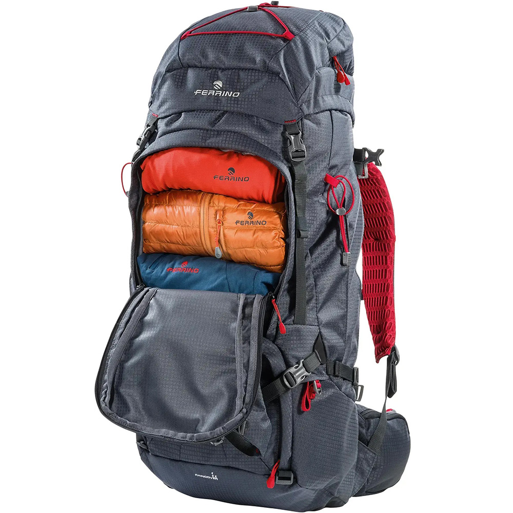 travel FERRINO Рюкзак туристичний Overland 65+10L Dark Grey (75671HCC) Назначение для пешего и горного туризма