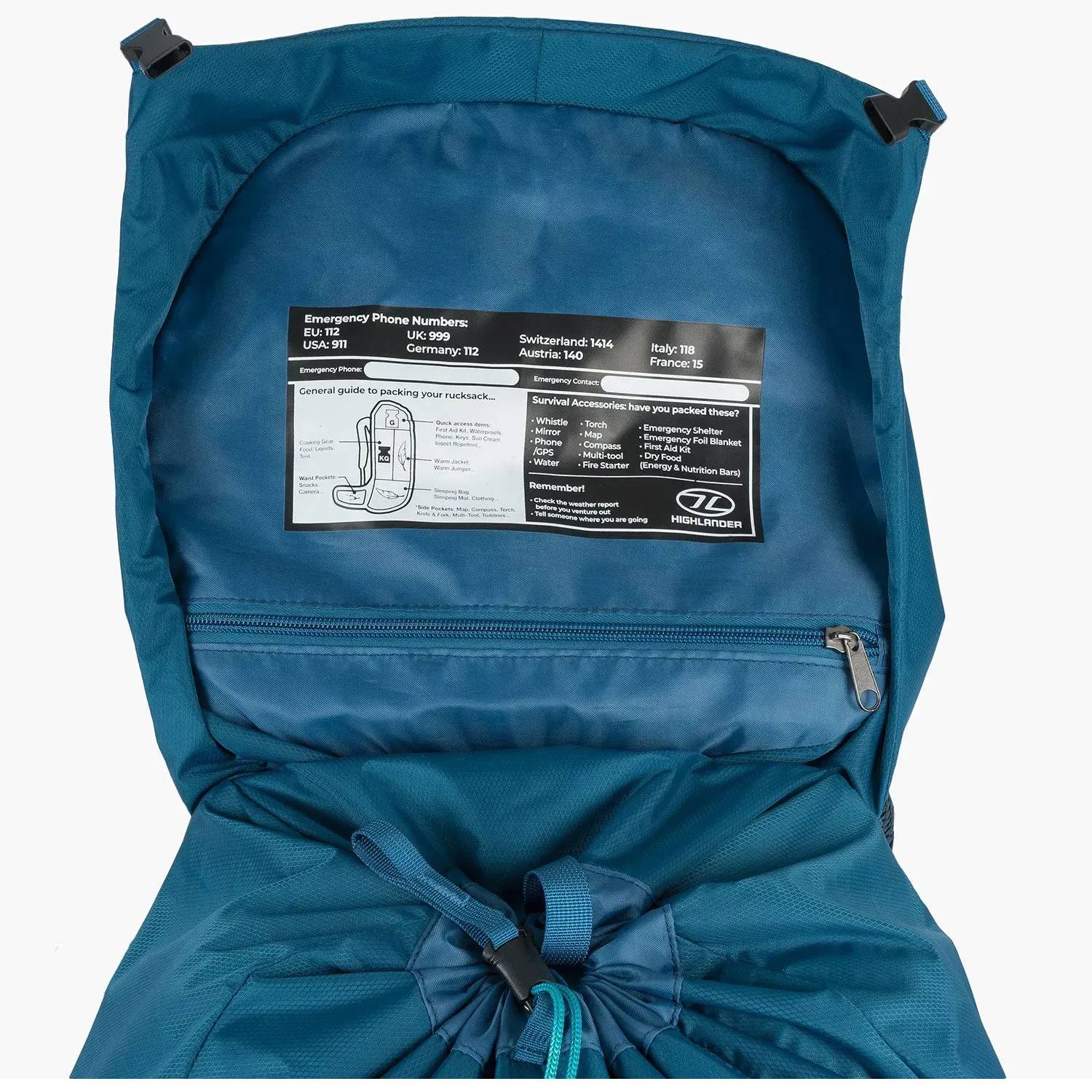 Зображення Рюкзак HIGHLANDER Ben Nevis Men 65 л Petrol (RUC276-PL)