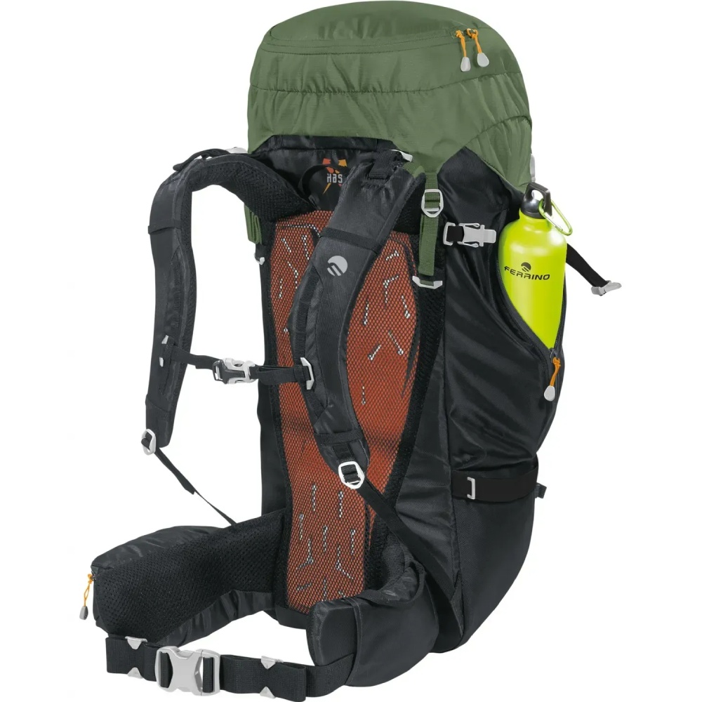 Рюкзак туристический FERRINO Triolet 48+5L Green (75661OVV) Материал Polyester Diamond Dobby 300D/ Polyester Twill 500×400 D