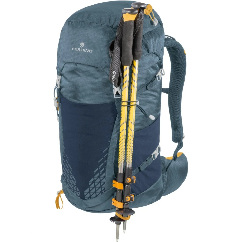 Рюкзак туристичний FERRINO Agile 45L Blue (75228NBB) Матеріал поліестер Invisible Ripstop 210D з PU-покриттям