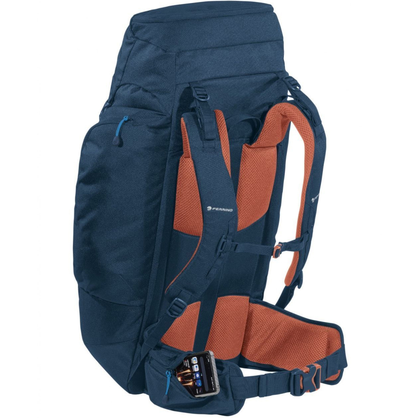 Рюкзак туристический FERRINO Dundee 50L Blue (75665OBB) Материал Jacquard Weave 500D / Supertex®