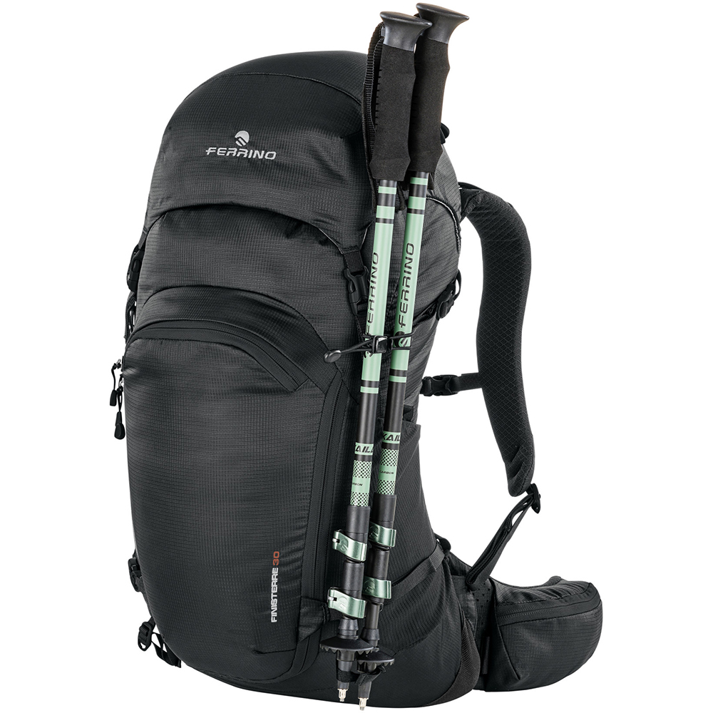 Рюкзак туристический FERRINO Finisterre 30L Black (75746QCC) Объем 30