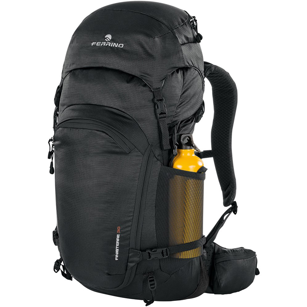 Рюкзак туристический FERRINO Finisterre 30L Black (75746QCC) Материал 100% переработанный полиэстер 210D ripstop