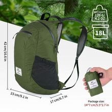 Рюкзак NATUREHIKE Ultralight NH17A012-B 18 л зеленый (6976507663762) Рюкзак NATUREHIKE Ultralight NH17A012-B 18 л зеленый (6976507663762)