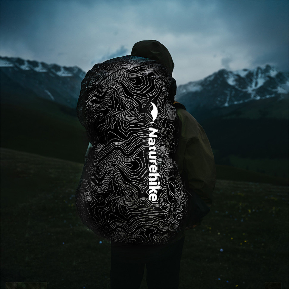 Чохол NATUREHIKE CNK2450PJ010 L Black (6975641884163) Чохол NATUREHIKE CNK2450PJ010 L Black (6975641884163) Особливості світловідбивні елементи