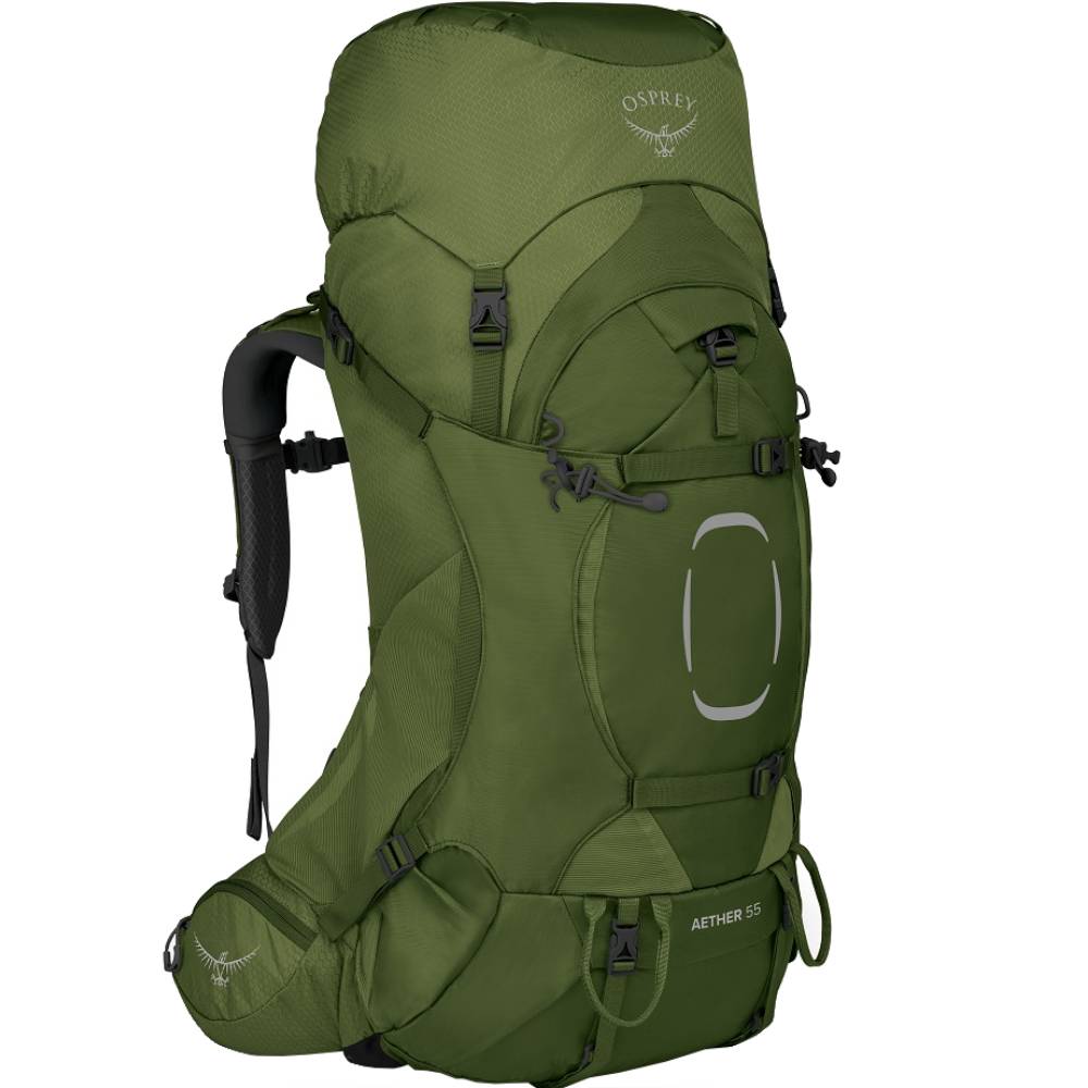 

Рюкзак OSPREY Aether 55 S/M Garlic Mustard Green (009.2406), Рюкзак Aether 55 Garlic Mustard Green - S/M -