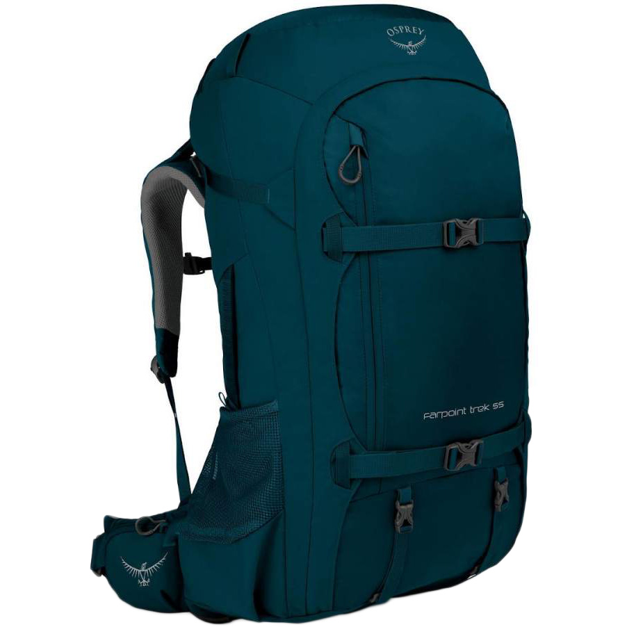 

Рюкзак OSPREY Farpoint Trek 55 Petrol Blue (009.2053), Рюкзак Farpoint Trek 55 Petrol Blue - O/S - синій