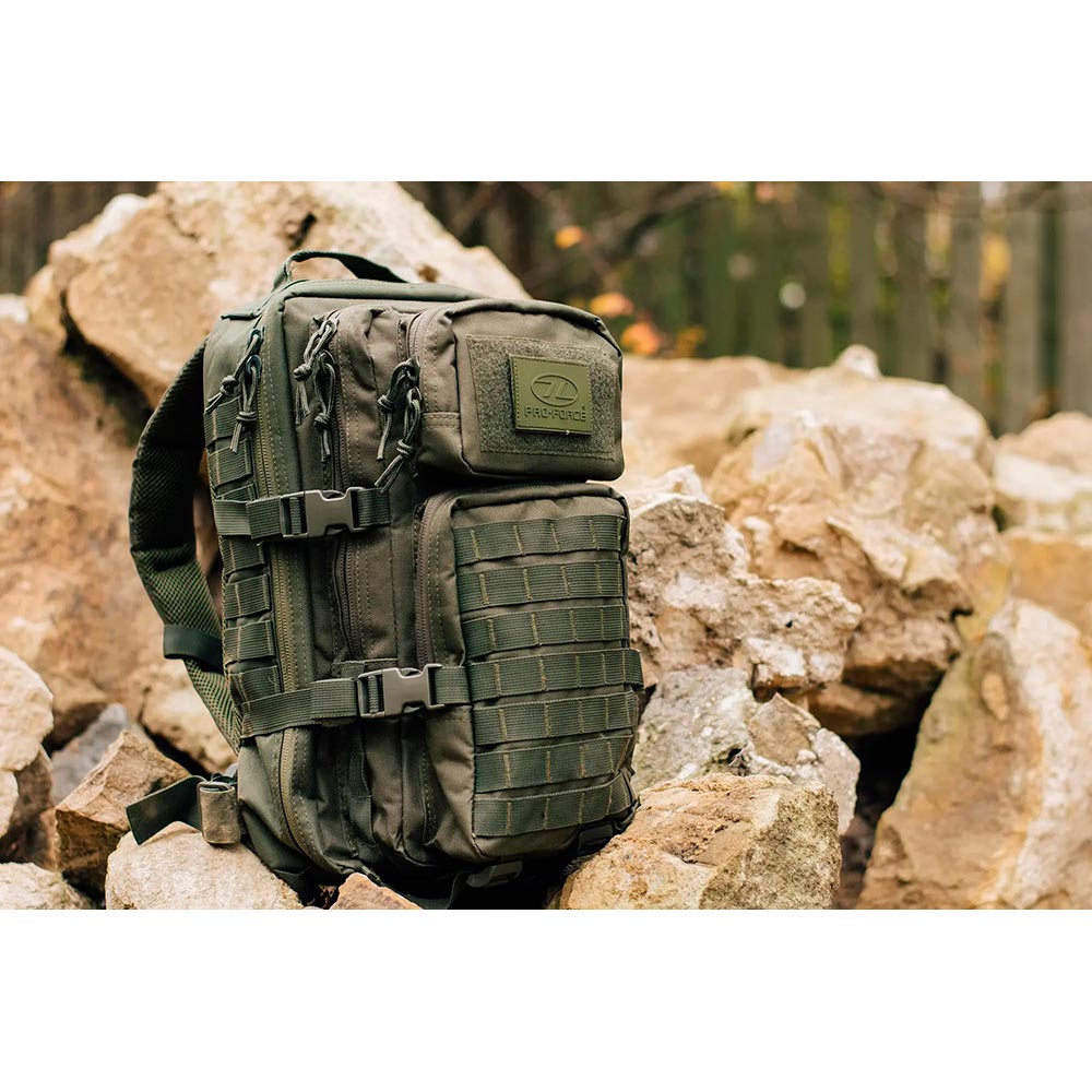 Зовнішній вигляд Рюкзак тактичний HIGHLANDER Recon Backpack 28L Olive (TT167-OG)
