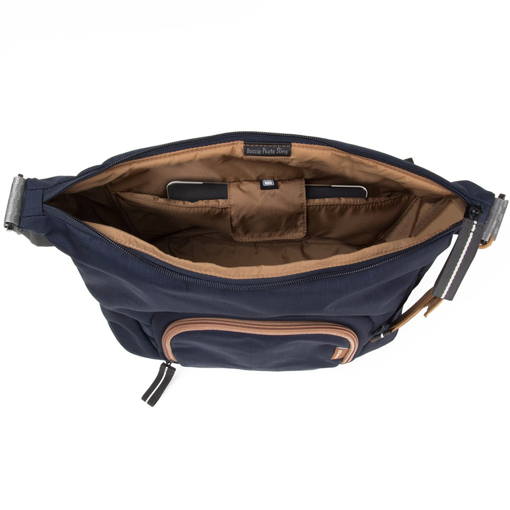 Сумка для дзеркальної фотокамери CRUMPLER Doozie Photo Sling dk. navy / copper Матеріал нейлон