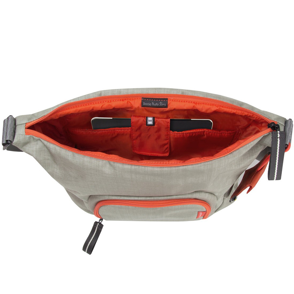 Сумка для зеркальной фотокамеры CRUMPLER Doozie Photo Sling washed oatmeal / tangerine Цвет серый