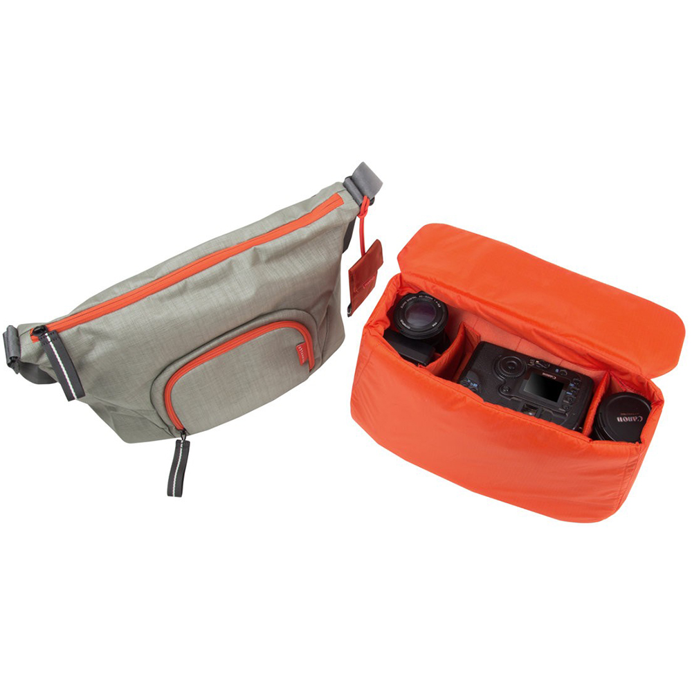 Внешний вид Сумка для зеркальной фотокамеры CRUMPLER Doozie Photo Sling washed oatmeal / tangerine