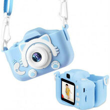 Чехол и ремешок XoKo KVR-001 для цифрового детского фотоаппарата Blue (KVR-001-CS-BL)