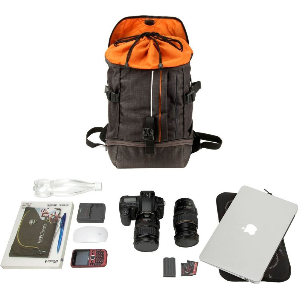 Покупка Рюкзак CRUMPLER Jackpack HalfPhoto System Backpack grey black/orange (JPHSBP-005)