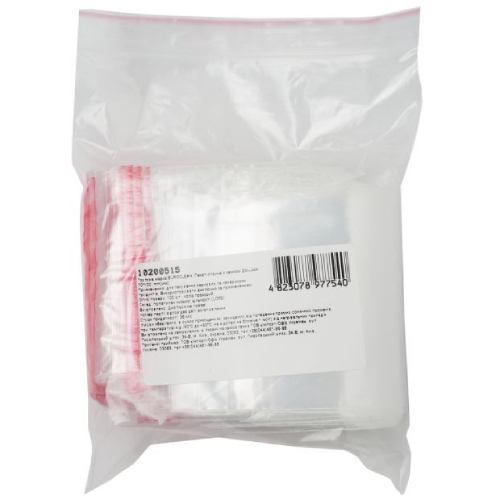 Пакеты с застежкой BUROCLEAN 70 x 100 мм 100 шт (4823078977540)