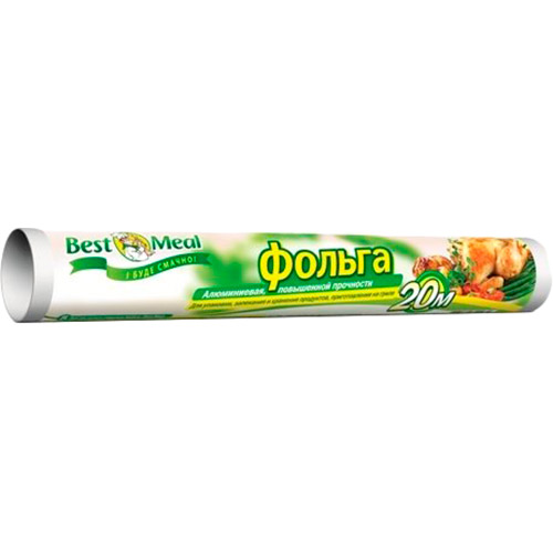 

Фольга алюминиевая BEST MEAL 20 м (BM00034), фольга алюмінієва, 20 м