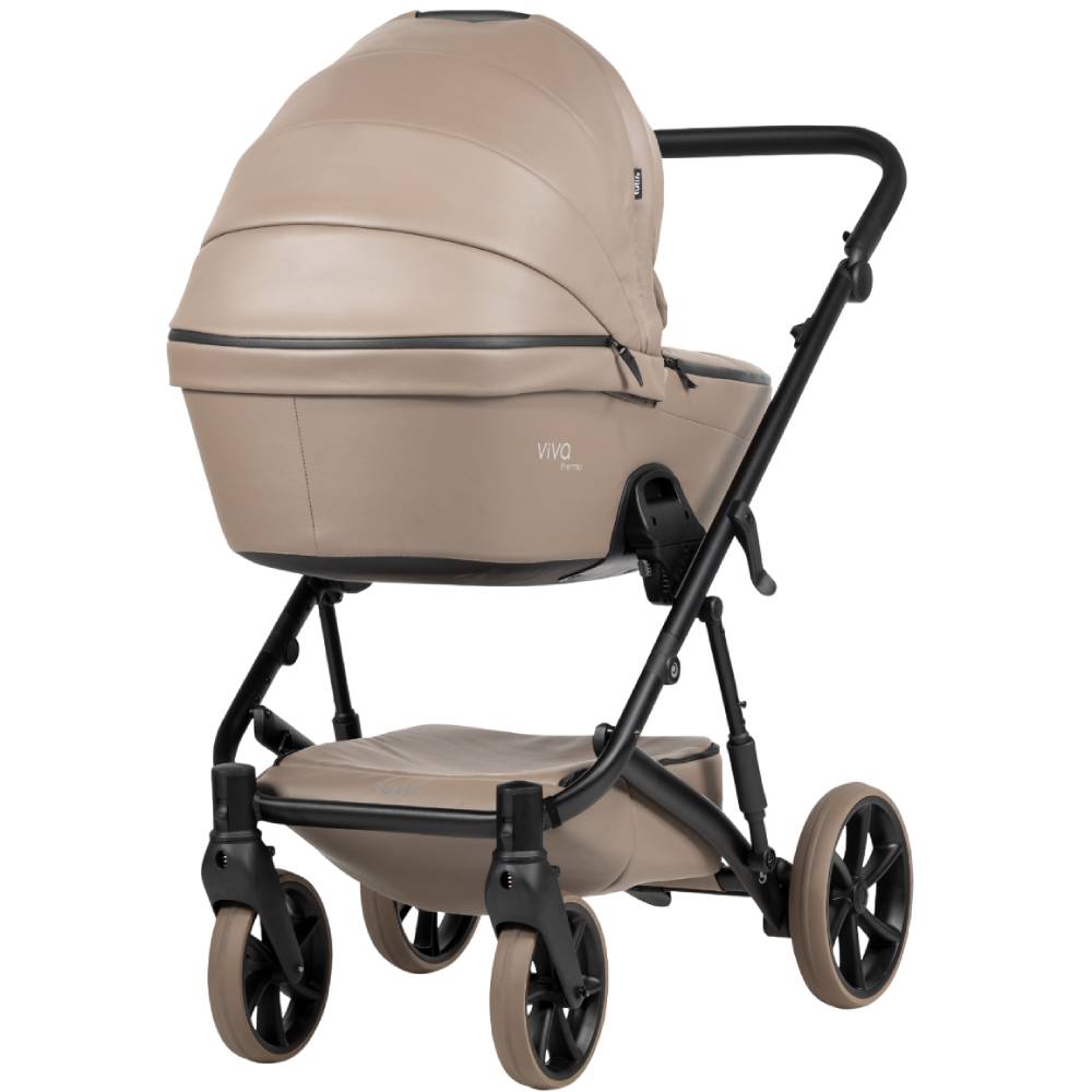 Коляска универсальная 2 в 1 TUTIS VIVA6 plus Leather Cappuccino (1612149) Количество мест одноместная