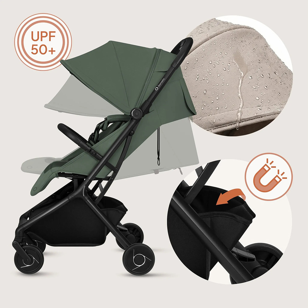 В Украине Прогулочная коляска LIONELO Sia Green Emerald