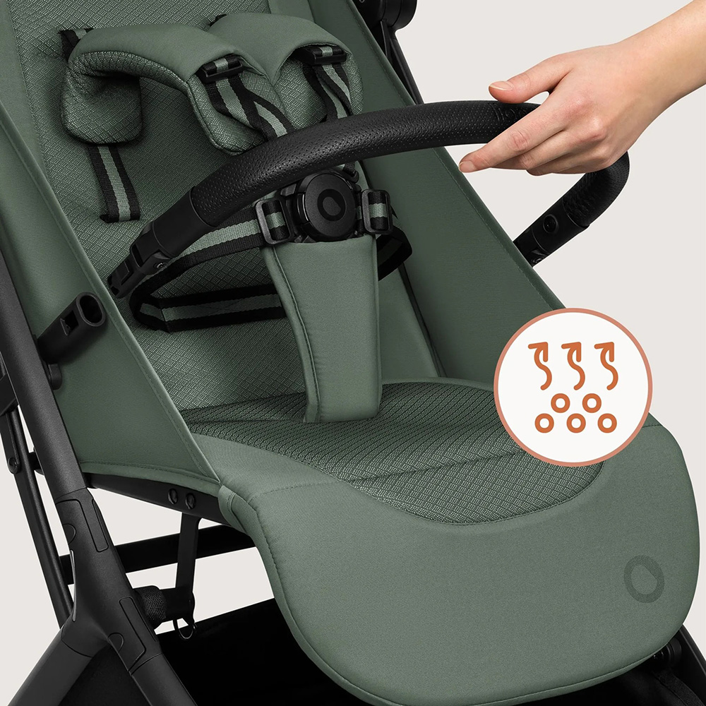 В Фокстрот Прогулочная коляска LIONELO Sia Green Emerald