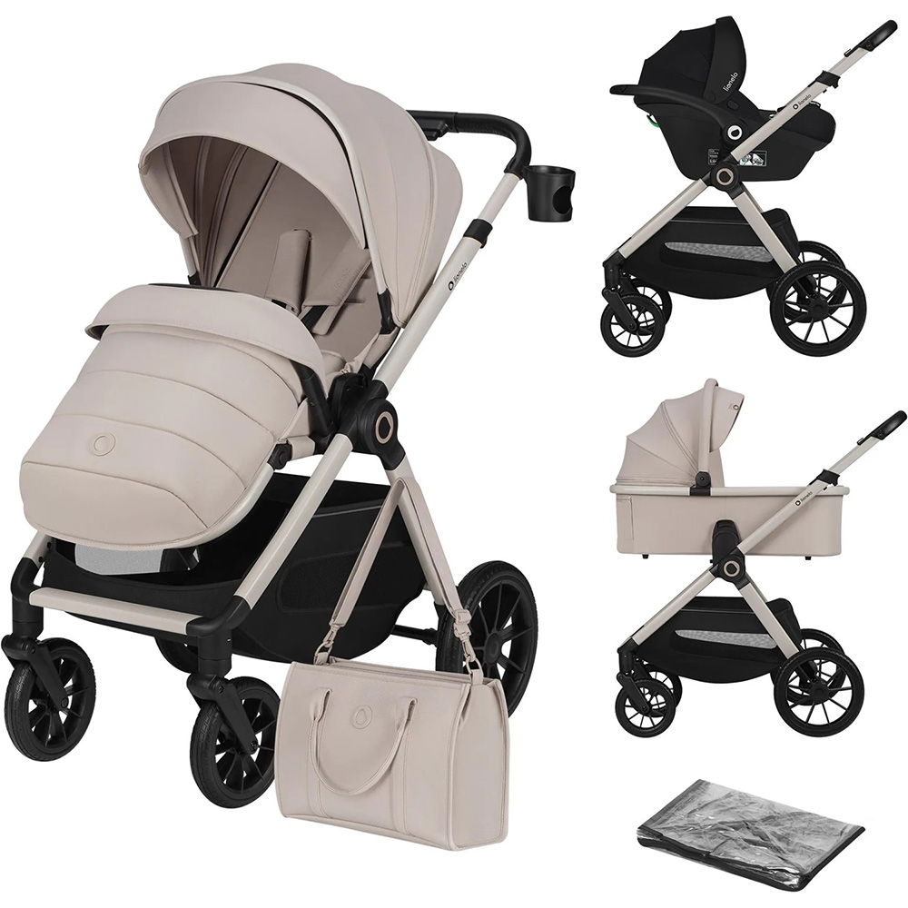 Коляска універсальна LIONELO Layla 3in1 Beige Sand