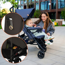 Візок прогулянковий LIONELO Elia Brown Chocolate