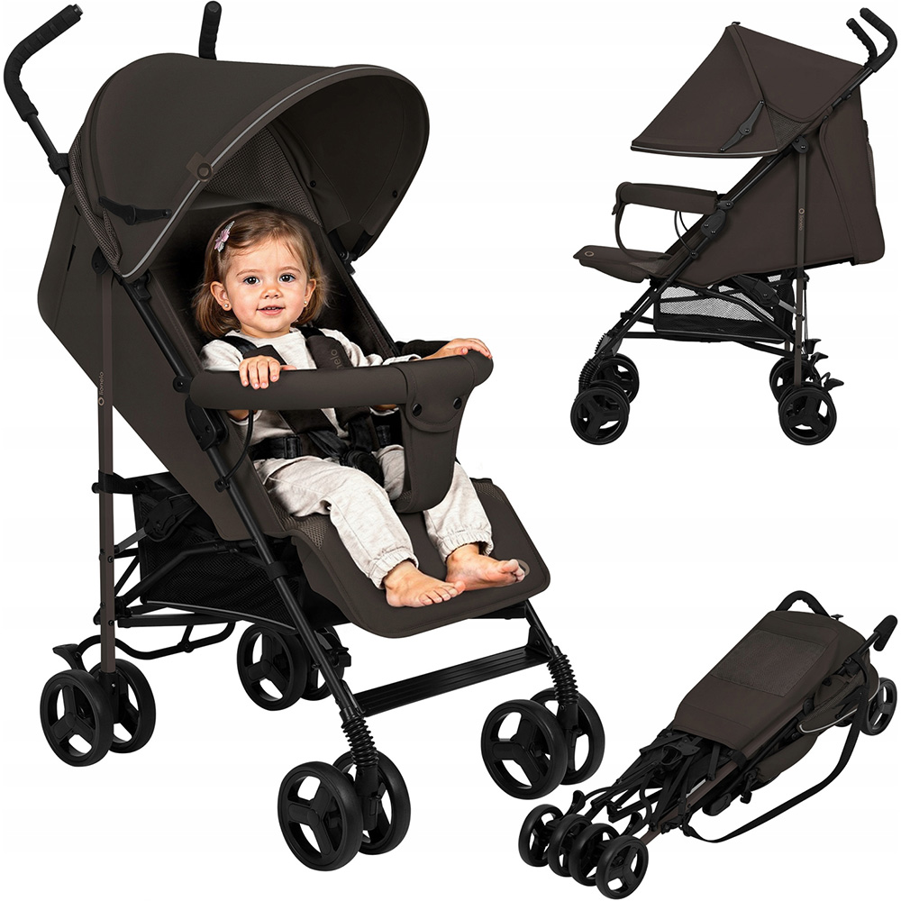 Фото Візок прогулянковий LIONELO Elia Brown Chocolate