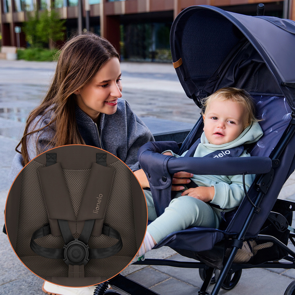 В інтернет магазині Візок прогулянковий LIONELO Elia Brown Chocolate