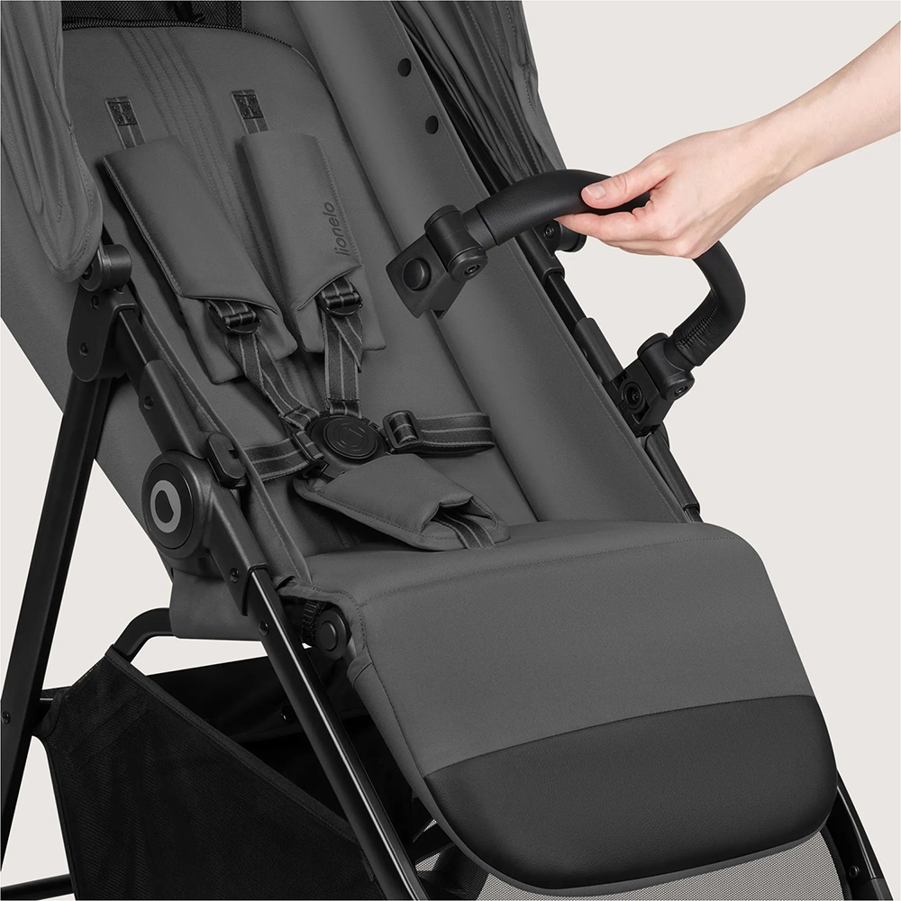 В Фокстрот Прогулочная коляска LIONELO Emerald Grey Stone