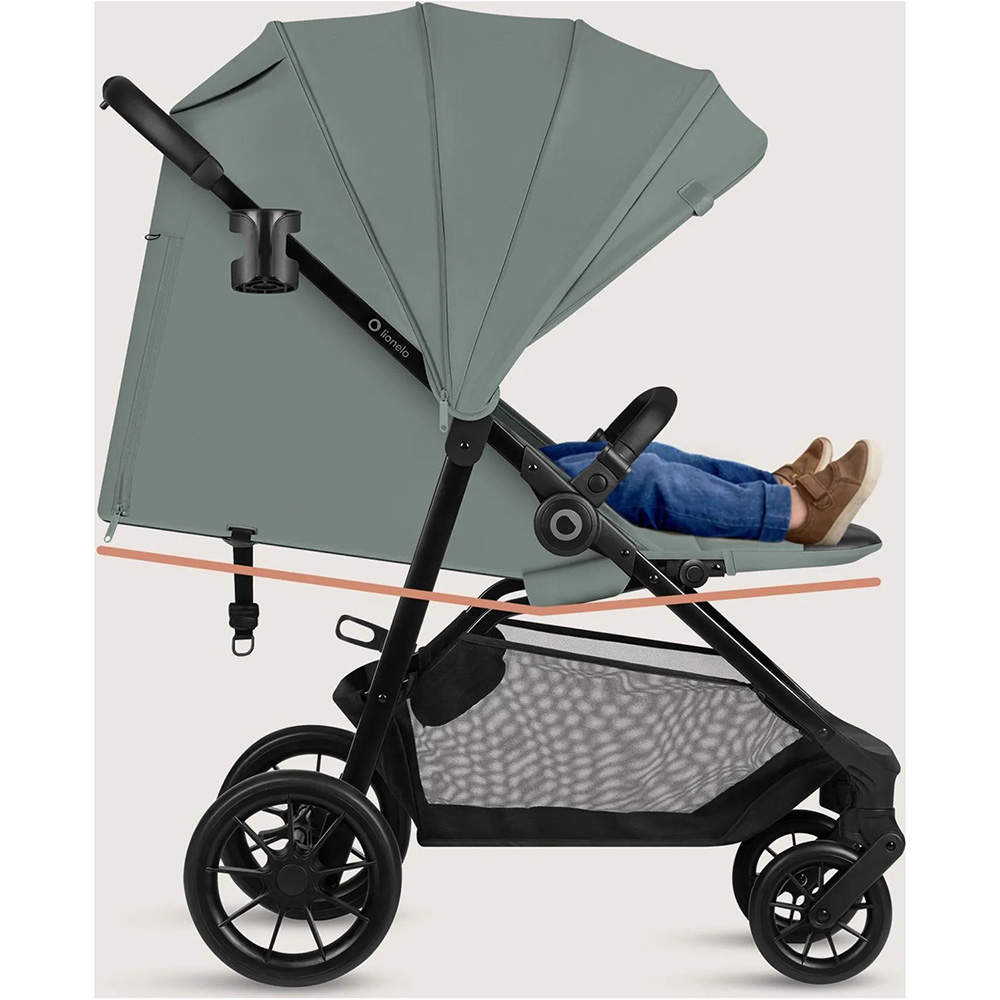 Фото 14 Прогулочная коляска LIONELO Emerald Green Forest