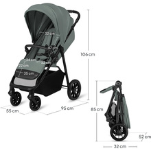 Прогулочная коляска LIONELO Emerald Green Forest