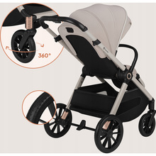 Універсальний візочок LIONELO 2 в 1 Layla Beige Sand (LO-LAYLA 2IN1 BEIGE SAND)