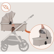 Універсальний візочок LIONELO 2 в 1 Layla Beige Sand (LO-LAYLA 2IN1 BEIGE SAND)