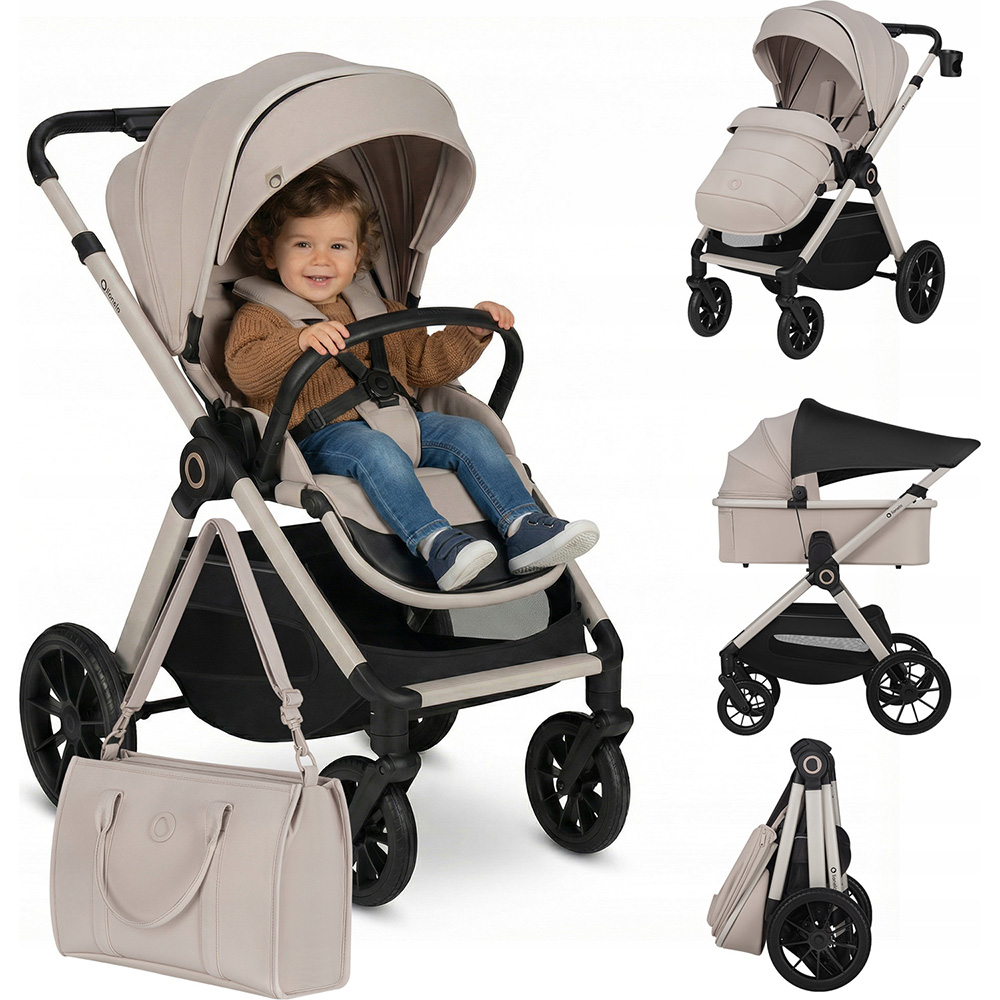 Замовити Універсальний візочок LIONELO 2 в 1 Layla Beige Sand (LO-LAYLA 2IN1 BEIGE SAND)
