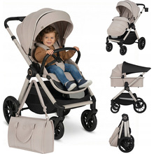 Універсальний візочок LIONELO 2 в 1 Layla Beige Sand (LO-LAYLA 2IN1 BEIGE SAND)