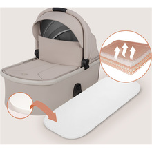 Універсальний візочок LIONELO 2 в 1 Layla Beige Sand (LO-LAYLA 2IN1 BEIGE SAND)