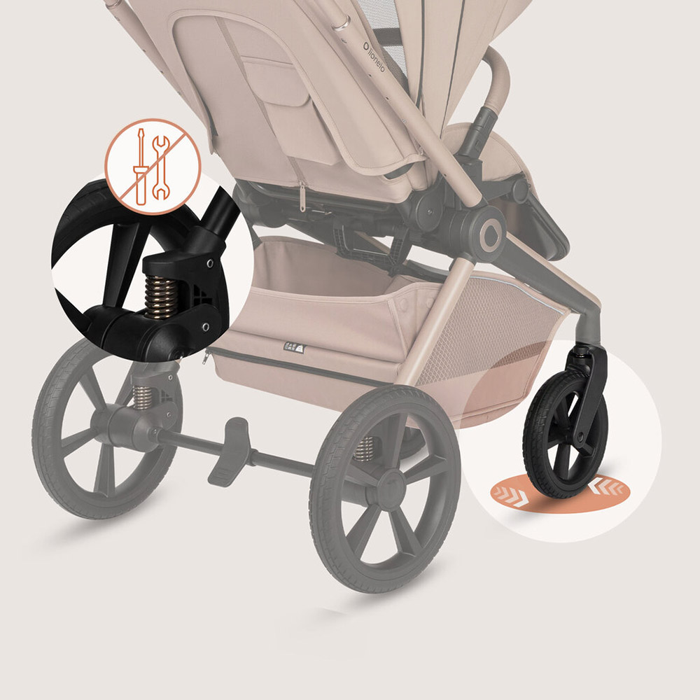 Покупка Візок універсальний 2 в 1 LIONELO Freya Beige Sand (LO-FREYA 2IN1 BEIGE SAND)