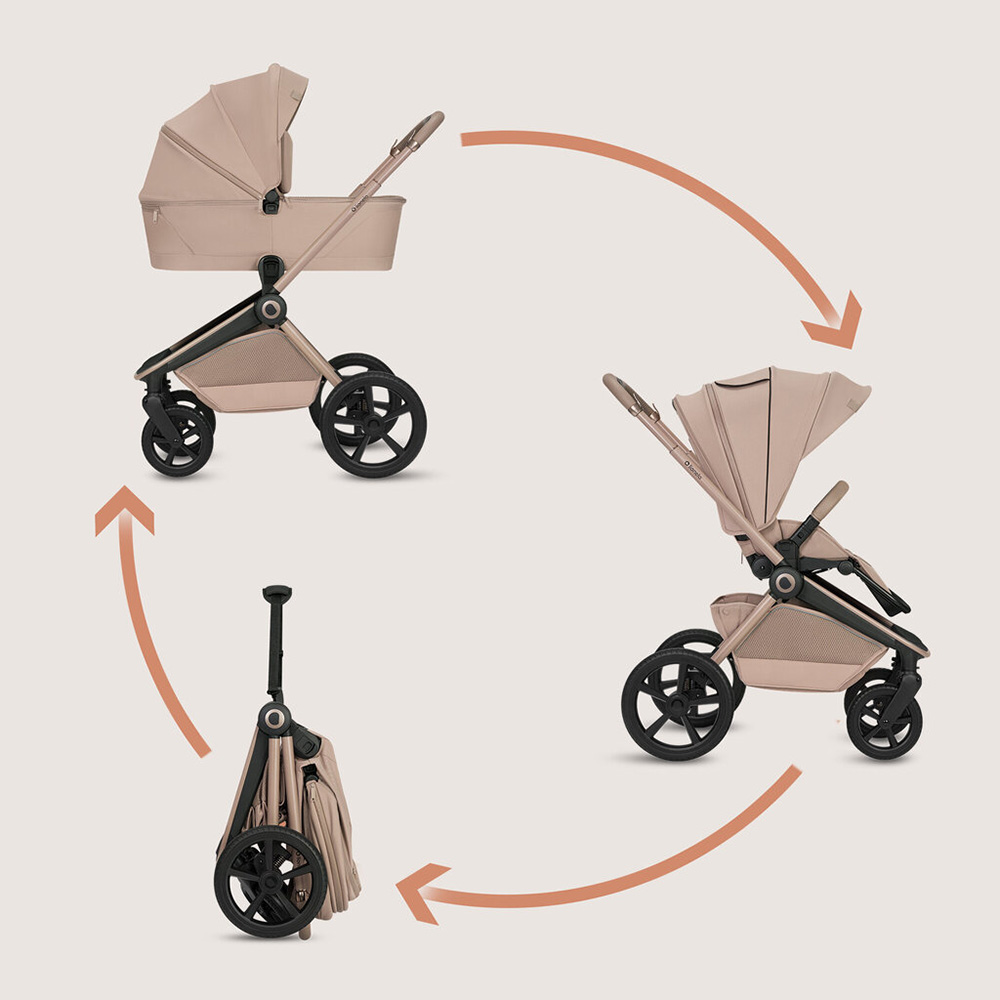 Візок універсальний 2 в 1 LIONELO Freya Beige Sand (LO-FREYA 2IN1 BEIGE SAND) Стать для дівчаток