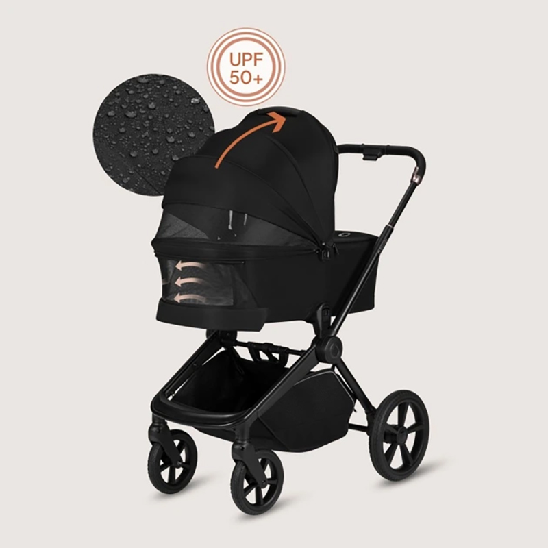 Візок універсальний 2 в 1 LIONELO Freya Black Onyx (LO-FREYA 2IN1 BLACK ONYX) Стать для хлопчиків